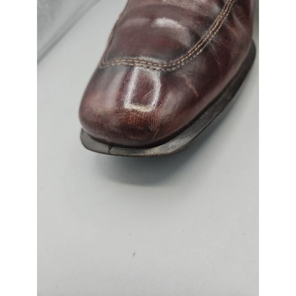 Florsheim Men's 47 Sz 13 Leather Upper Brown Low Top Lace Up Oxford Dress Shoes